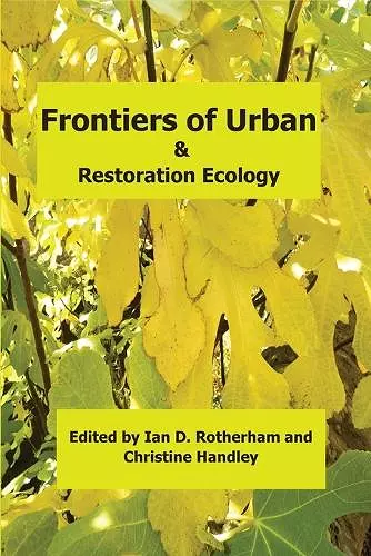 Frontiers of Urban & Restoration Ecology cover