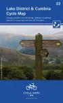 Lake District & Cumbria Cycle Map 22 cover