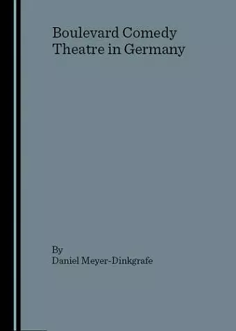 Boulevard Comedy Theatre in Germany cover