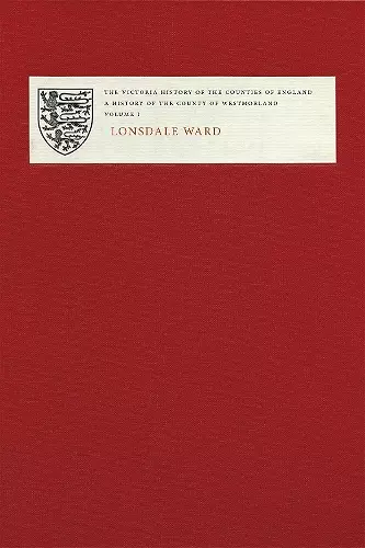 Victoria County History of Westmorland I cover