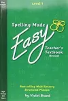 Spelling Made Easy Revised A4 Text Book Level 1 cover