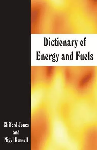 Dictionary of Energy and Fuels cover