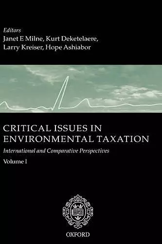 Critical Issues in Environmental Taxation cover