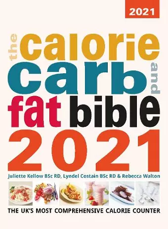The Calorie Carb and Fat Bible 2021 cover