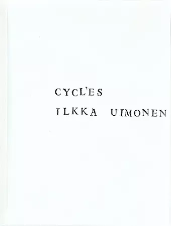 Ilkka Uimonen: Cycles cover