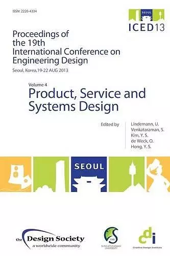 Proceedings of ICED13 Volume 4 cover