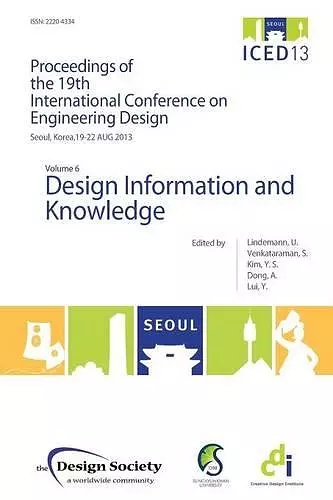 Proceedings of ICED13 Volume 6 cover