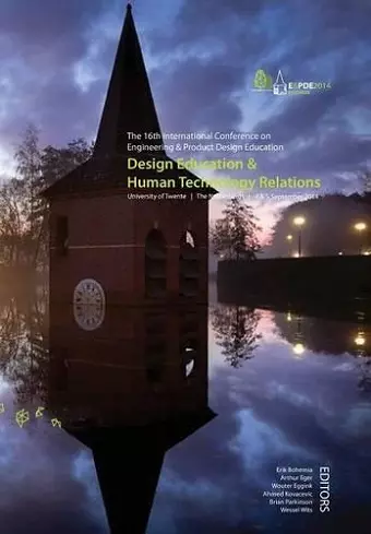 Design Education & Human Technology Relations - Proceedings of the 16th International Conference on Engineering and Product Design Education (E&pde14) cover