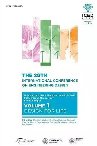 Proceedings of the 20th International Conference on Engineering Design (ICED 15) Volume 1 cover