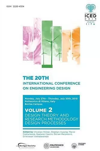 Proceedings of the 20th International Conference on Engineering Design (ICED 15) Volume 2 cover