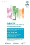 Proceedings of the 20th International Conference on Engineering Design (ICED 15) Volume 10 cover