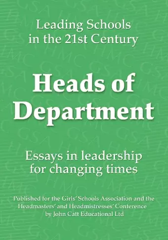 Heads of Department cover