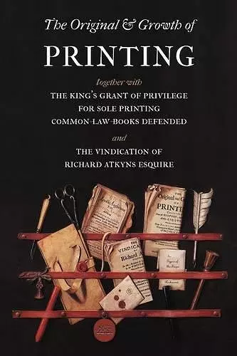 The Original and Growth of Printing cover