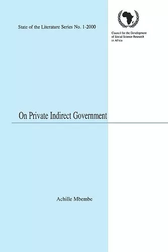 On Private Indirect Government cover