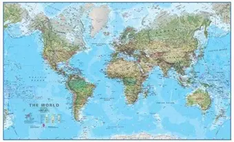 World environmental wall map cover