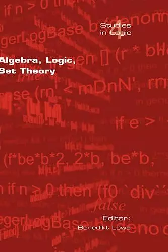 Algebra, Logic, Set Theory cover