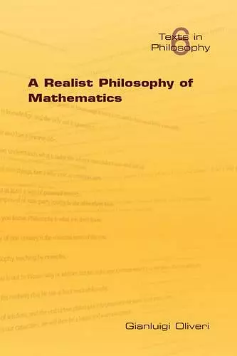 A Realist Philosophy of Mathematics cover