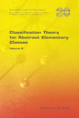 Classification Theory for Abstract Elementary Classes cover