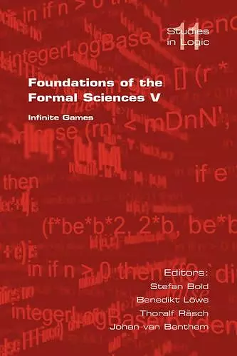 Foundations of the Formal Sciences cover