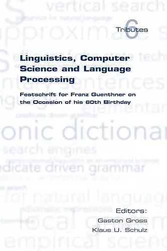 Linguistics, Computer Science and Language Processing cover