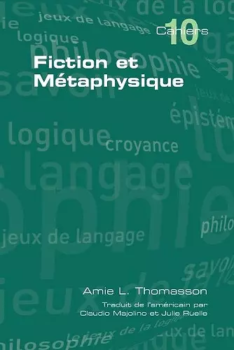 Fiction Et Metaphysique cover