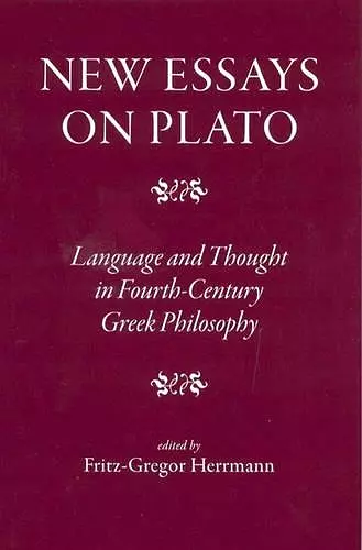 New Essays on Plato cover