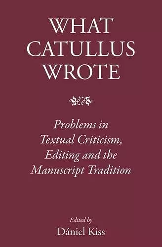 What Catullus Wrote cover