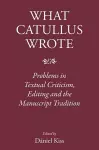 What Catullus Wrote cover