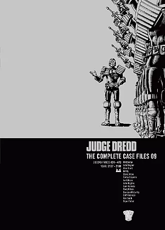 Judge Dredd: The Complete Case Files 09 cover