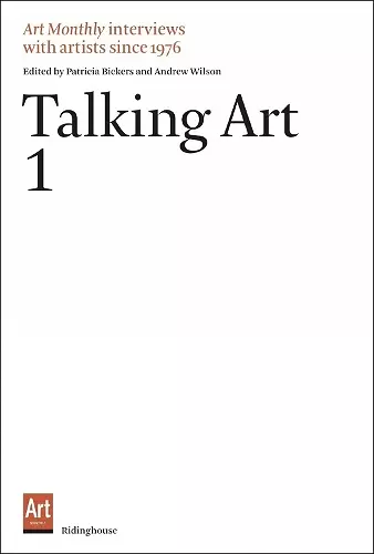 Talking Art 1 cover