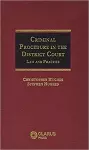 Criminal Procedure in the District Court cover