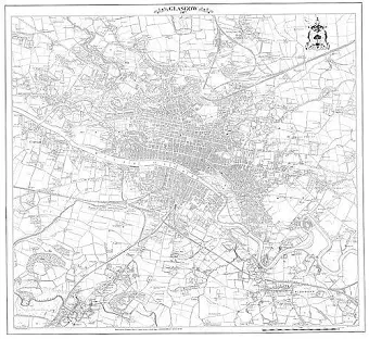 Glasgow 1857 Map cover