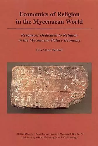 Economics of Religion in the Mycenaean World cover