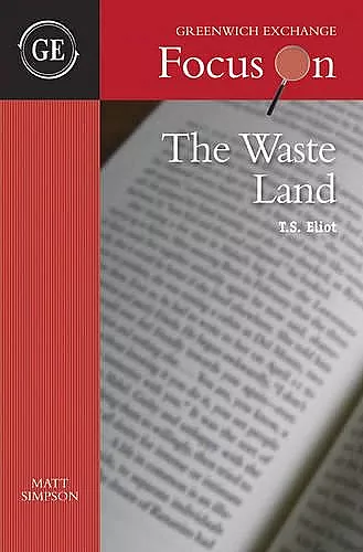 The Waste Land by T.S. Eliot cover