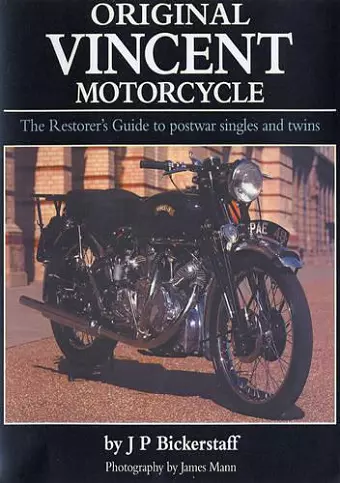 Original Vincent Motorcycle cover