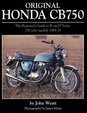 Original Honda CB750 cover