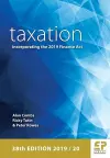 Taxation incorporating the 2019 Finance Act 2019/20 (38th edition ) cover