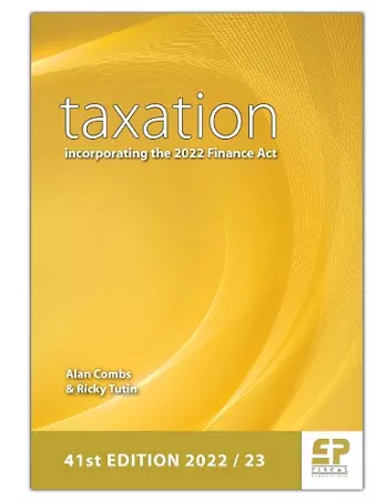 Taxation - incorporating the 2022 Finance Act 2022/23 cover