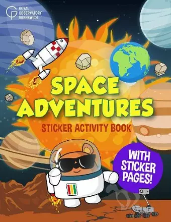 Space Adventures Sticker Activity Book cover