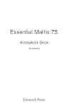 Essential Maths 7S Homework Answers cover