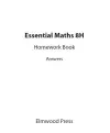 Essential Maths 8H Homework Answers cover