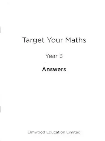 Target Your Maths Year 3 Answer Book cover