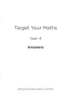 Target Your Maths Year 4 Answer Book cover