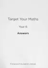 Target Your Maths Year 6 Answer Book cover