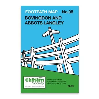 Chiltern Society Footpath Map No. 5 - Bovingdon and Abbots Langley cover