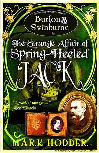 Burton and Swinburne in the Strange Affair of Spring Heeled Jack cover