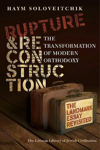 Rupture and Reconstruction cover