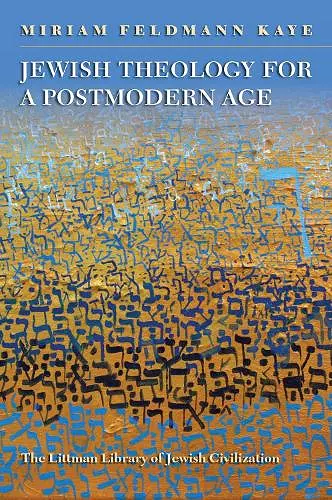 Jewish Theology for a Postmodern Age cover