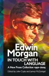 Edwin Morgan: In Touch With Language cover