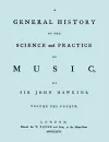 A General History of the Science and Practice of Music. Vol.4 of 5. [Facsimile of 1776 Edition of Volume 4.] cover